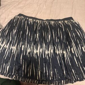 Sea New York Black and Cream Mini Skirt